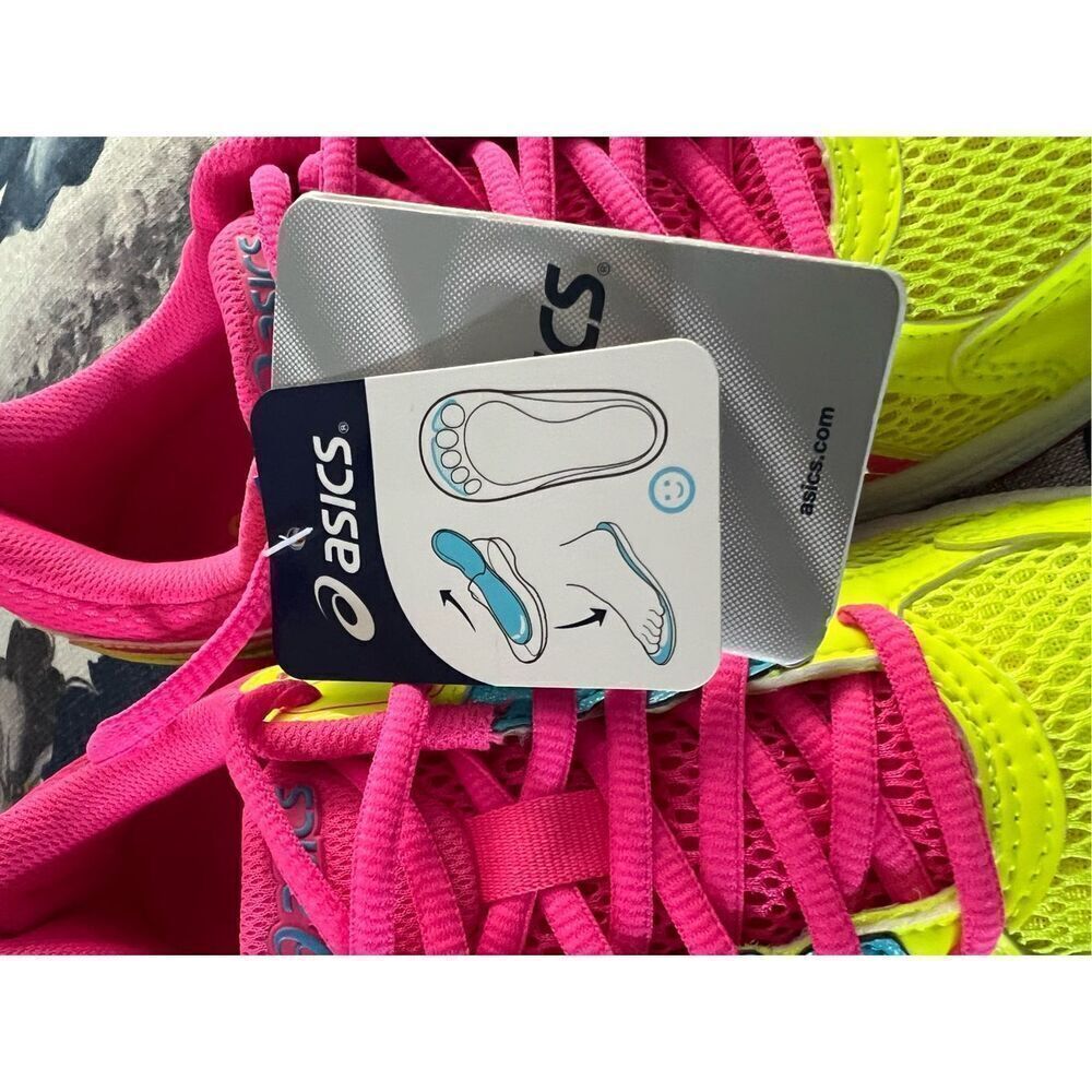 ASICS Gel Contend 3 Running Shoes C566N Women's Size US 5.5 Pink/FYG Reflective - Picture 5 of 12